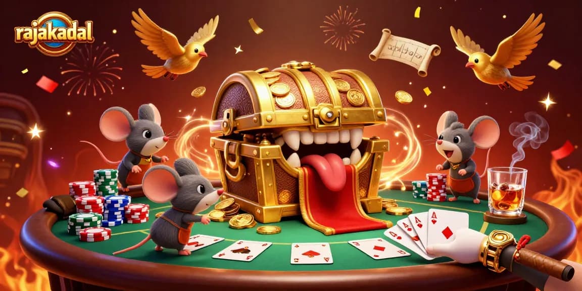Mainkan permainan beruntung di rajakadal dengan peti harta karun 3D yang menarik perhatian!