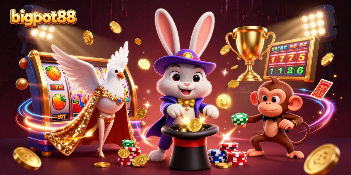 Experience bigpot88's thrilling slot games with enchanting characters and dynamic gaming elements.