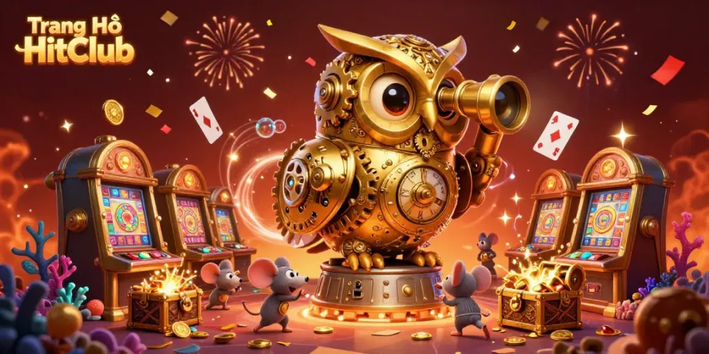 Join the excitement at Trang Chủ HitClub with vibrant 3D casino characters celebrating games and jackpots!