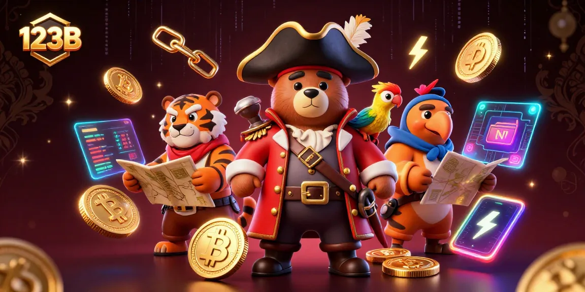 Engage with 123B's vibrant gaming experience featuring a pirate captain and tiger in a treasure-filled scene.