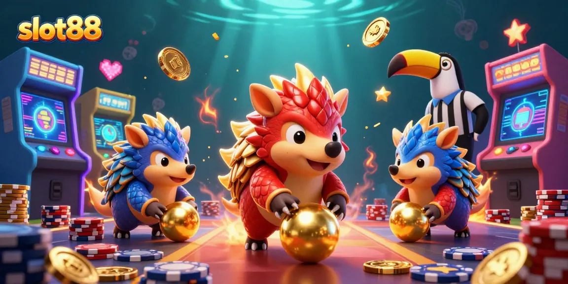 Menangkan jackpot di slot88 dengan gaya, sambil menikmati aksi pangolin yang bersaing dalam permainan slot.