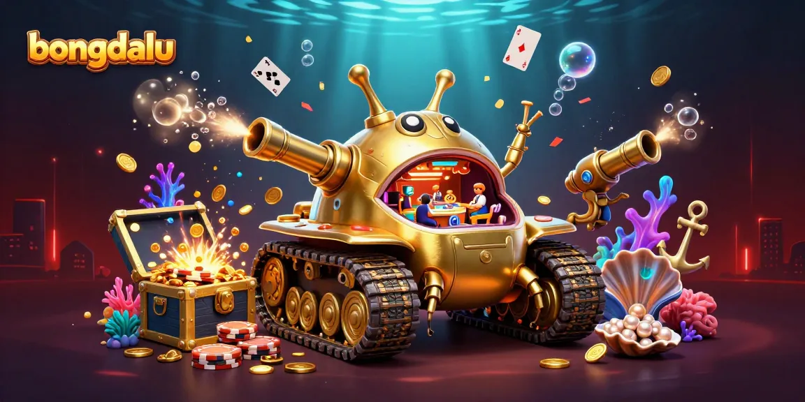 Bongdalu reveals a vibrant, underwater casino scene with gold coins and playing cards.