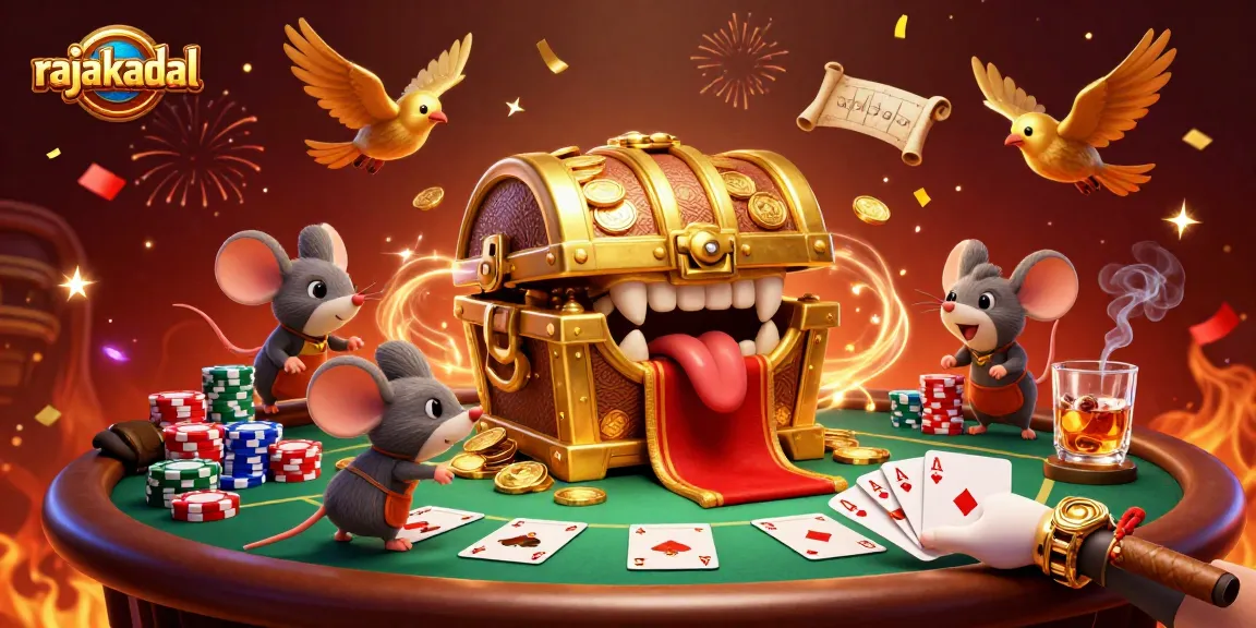 Mainkan permainan beruntung di rajakadal dengan peti harta karun 3D yang menarik perhatian!