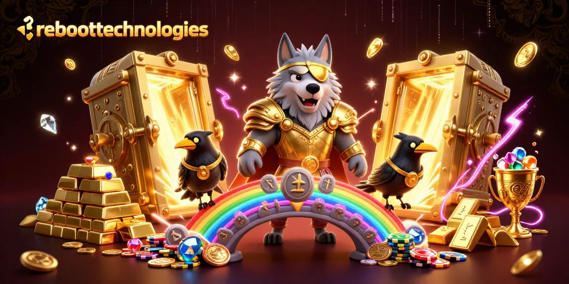 Engage in thrilling play at reboottechnologies casino with Norse god characters amid wealth and vibrant games.