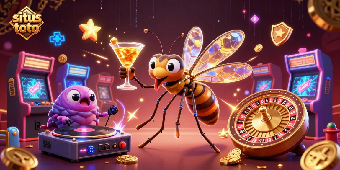 Experience the excitement of situs toto with vibrant casino characters and dynamic gaming elements.