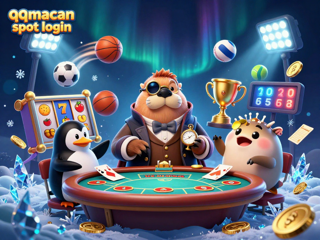 Experience the thrill of gameplay with qqmacan slot login, featuring underwater poker with a jolly walrus and more.