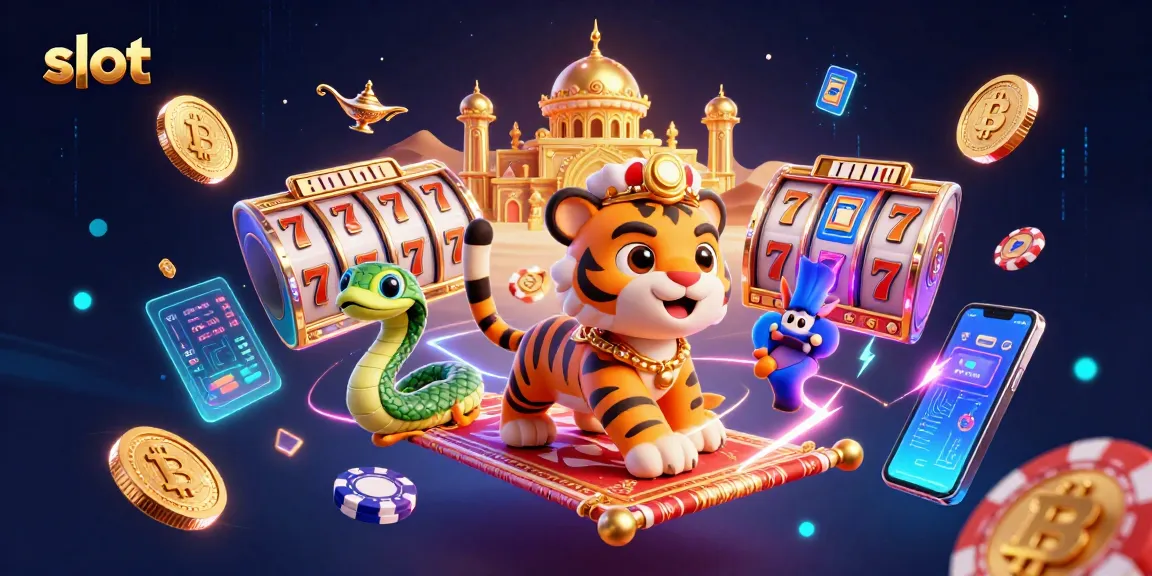 Memenangkan permainan slot dengan sultan Arab dan harta karun di suasana kasino yang meriah.