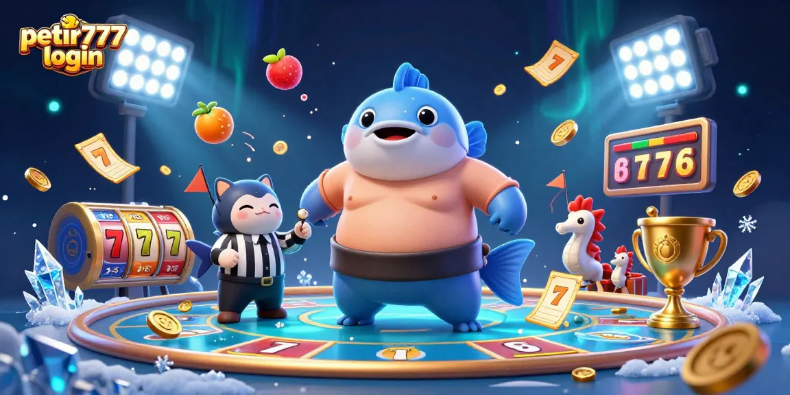 Join the excitement of the petir777 login experience with thrilling slot games in a vibrant underwater scene.