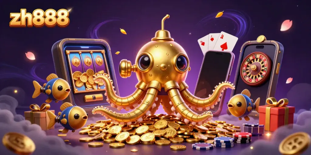 Enjoy thrilling gameplay with the zh888 earning app featuring gold coins, slot games, and dynamic characters.