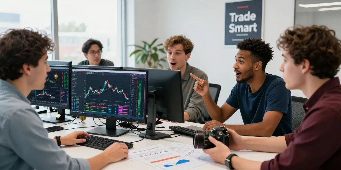 Отзывы bitmex о криптобирже в современном офисе с трейдерами, обсуждающими рынок.