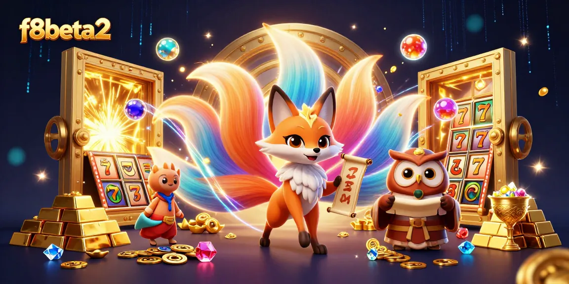 Engage with f8beta2's colorful casino experience featuring a mystical fox and treasures!