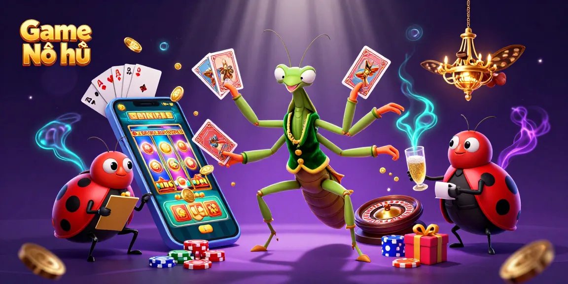 Experience thrilling moments in Game Nổ hũ with vibrant visuals of a dynamic casino scene.