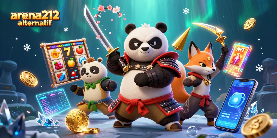 Mainkan slot bersama arena212 alternatif dengan panda samurai dan rubah ninja.