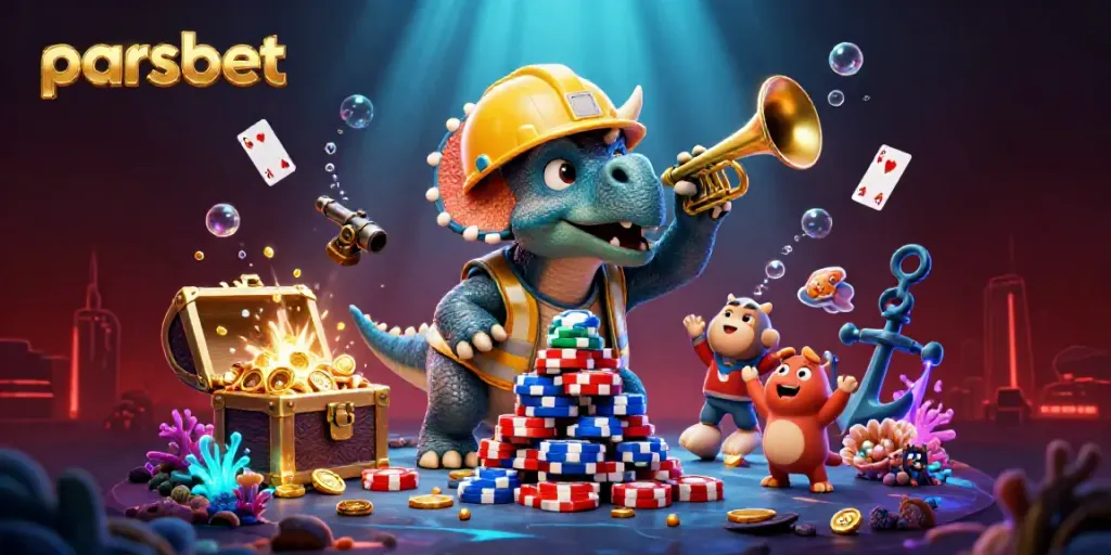 Parsbet oyun deneyimini kutlarken, 3D triceratops poker çipleri inşa ediyor.