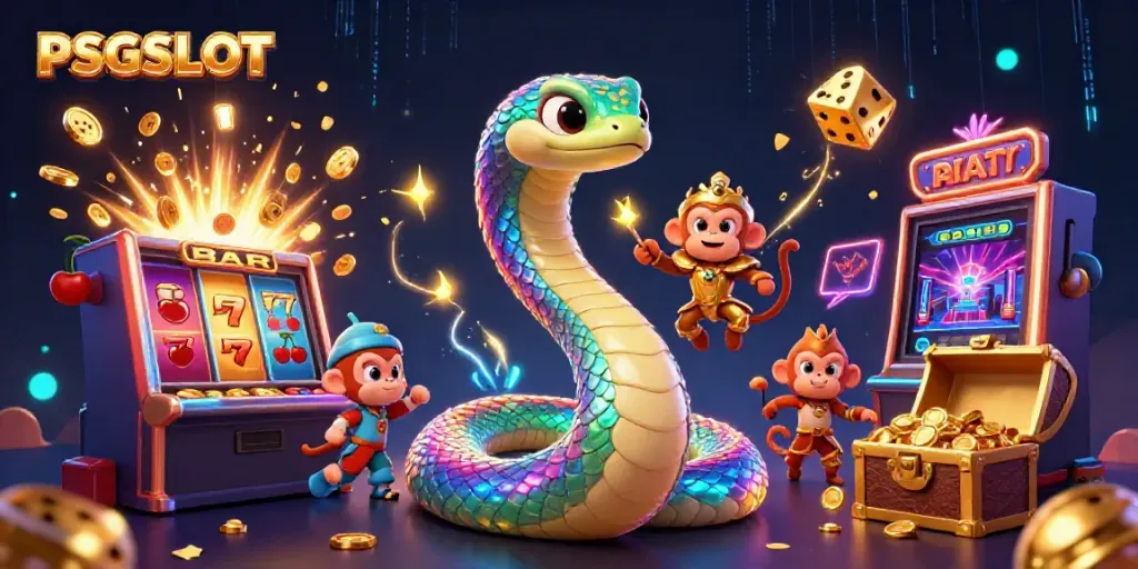 Permainan slot menyenangkan di PSGSLOT dengan karakter menarik dan jackpot menanti!