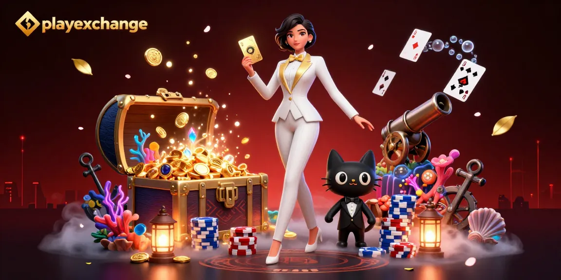 Experience exciting gameplay and fantastic wins with playexchange's immersive casino scene.