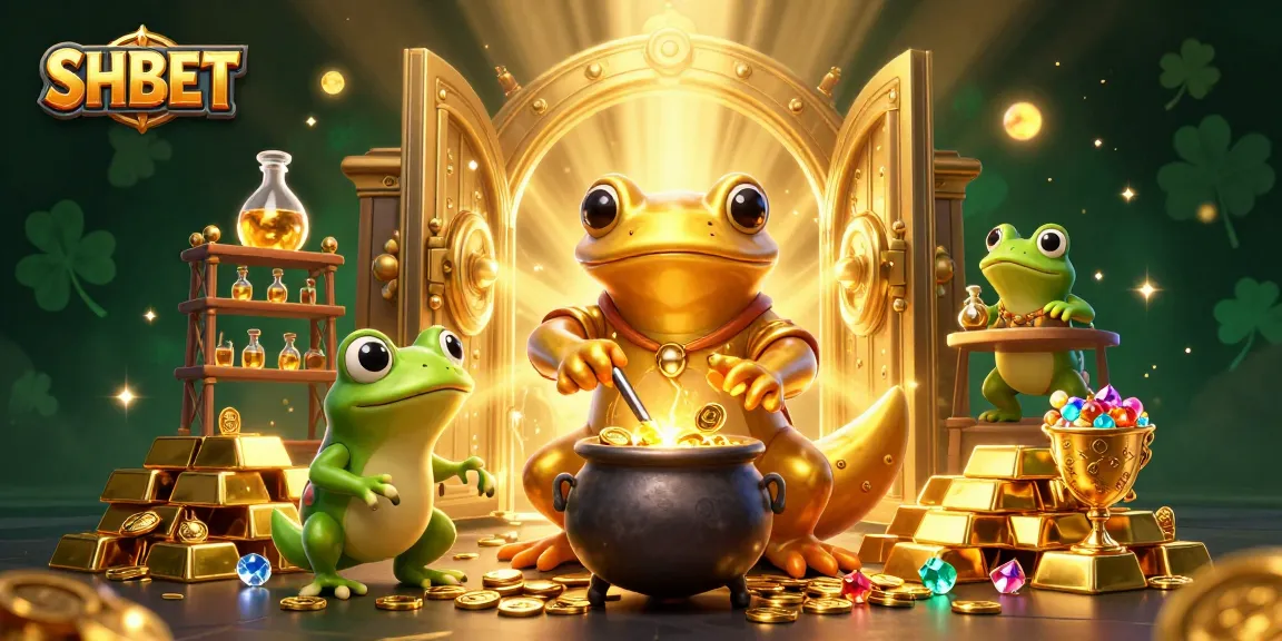 Experience winning strategies at SHBET with magical gold transmutation and casino elements in an enchanting scene.