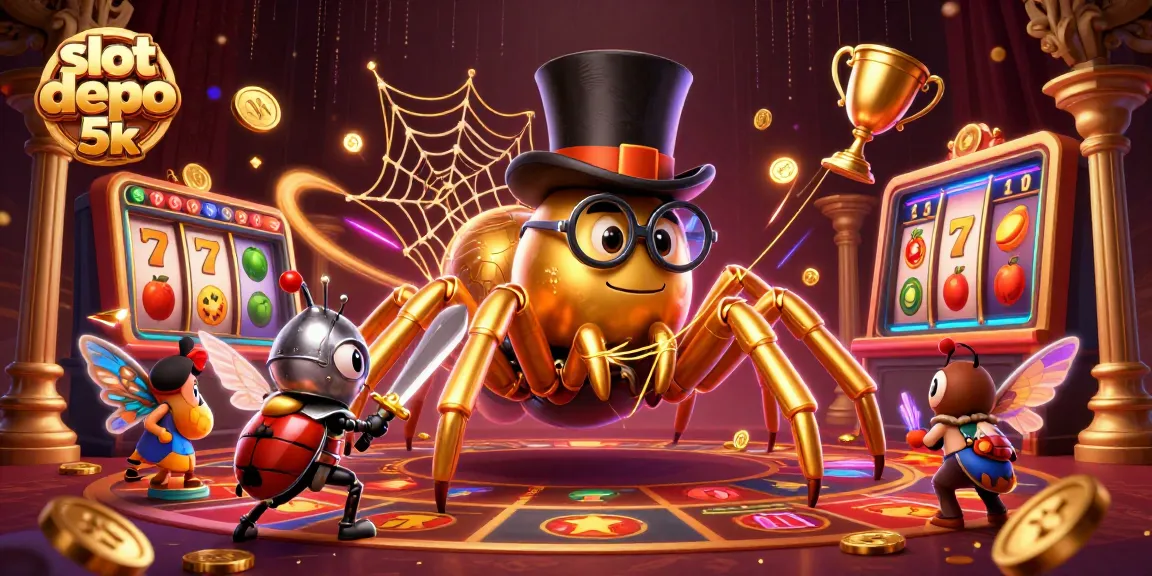 Experience thrill with slot depo 5k as the golden tarantula weaves a web of wins.