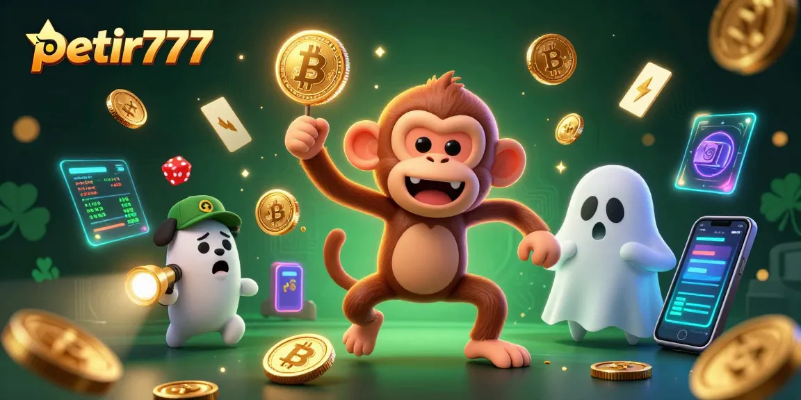 Experience thrilling gameplay with petir777 alongside a mischievous poltergeist monkey and a curious ghost-hunter puppy.