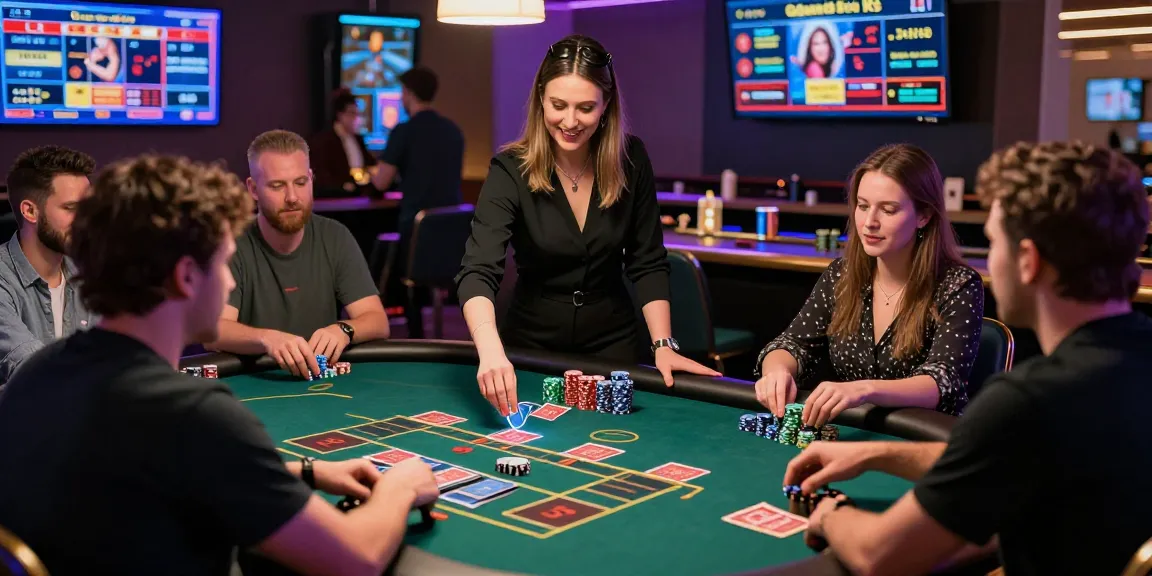 Players engaging on the grandbetting platform in a lively online casino atmosphere.