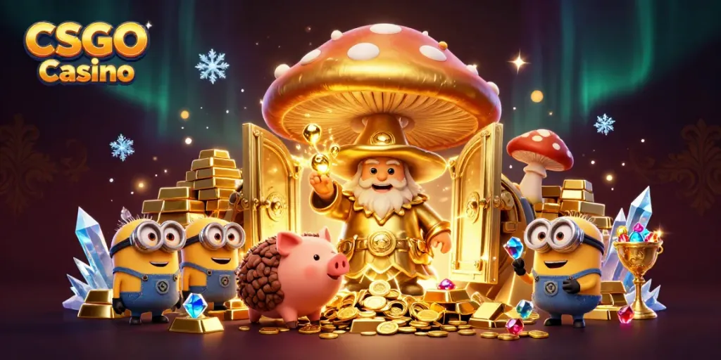 Experience the thrill of CSGO Casino with magical treasures and enchanting characters.