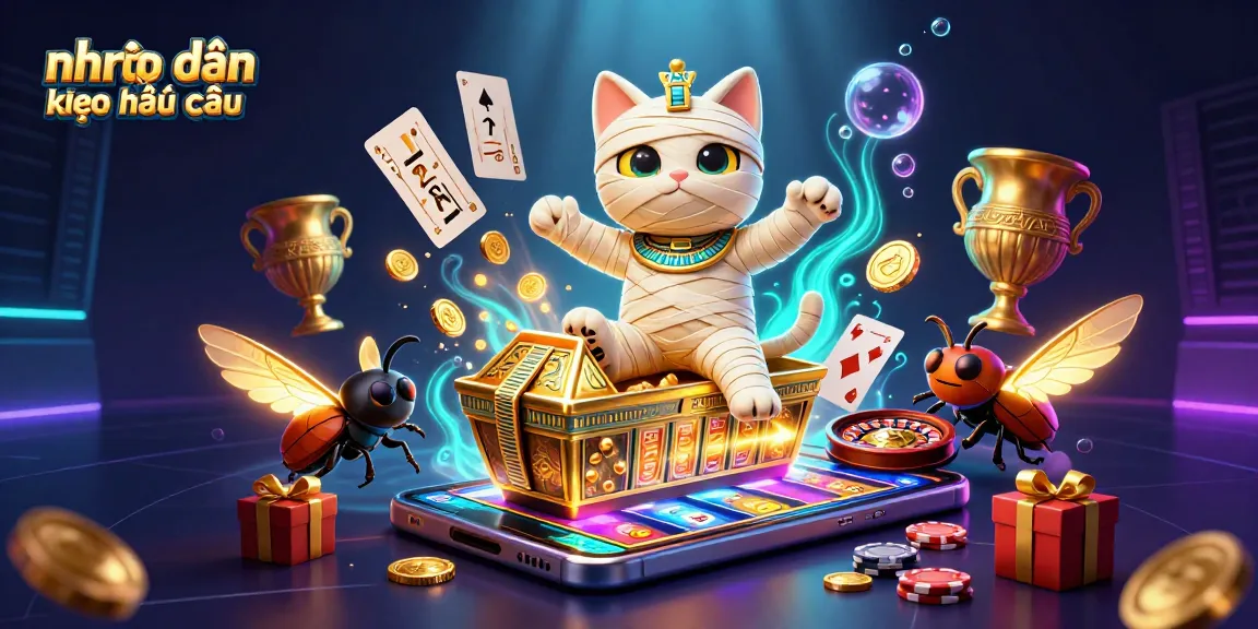 Enhance your bets with nhận định kèo nhà cái, featuring a vibrant casino scene with Egyptian elements.