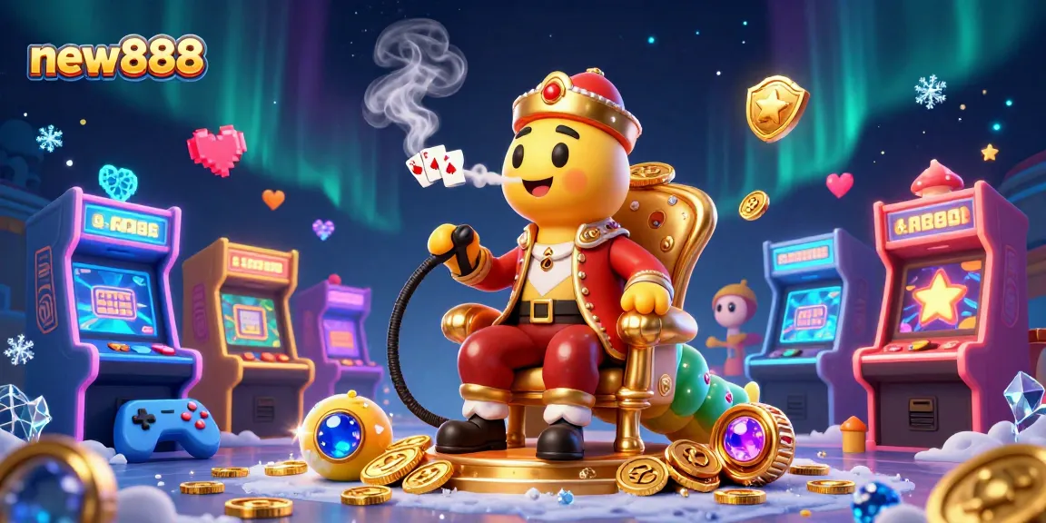 Experience the excitement of new888 with vibrant casino elements and engaging game visuals.
