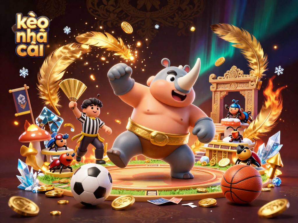 Experience thrilling kèo nhà cái action with a sumo beetle champion and engaging sports elements.
