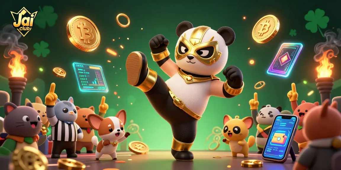 Engage with Jai club's vibrant online gaming scene, featuring fun animal characters and dynamic game elements.
