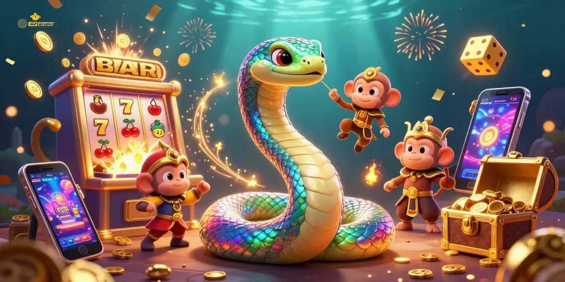 Experience the thrill of situs slot gacor with a vibrant 3D casino scene featuring jackpots and magical elements.