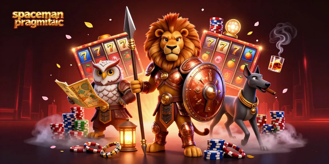Engage in thrilling action with spaceman pragmatic as slot reels spin amidst a heroic scene.