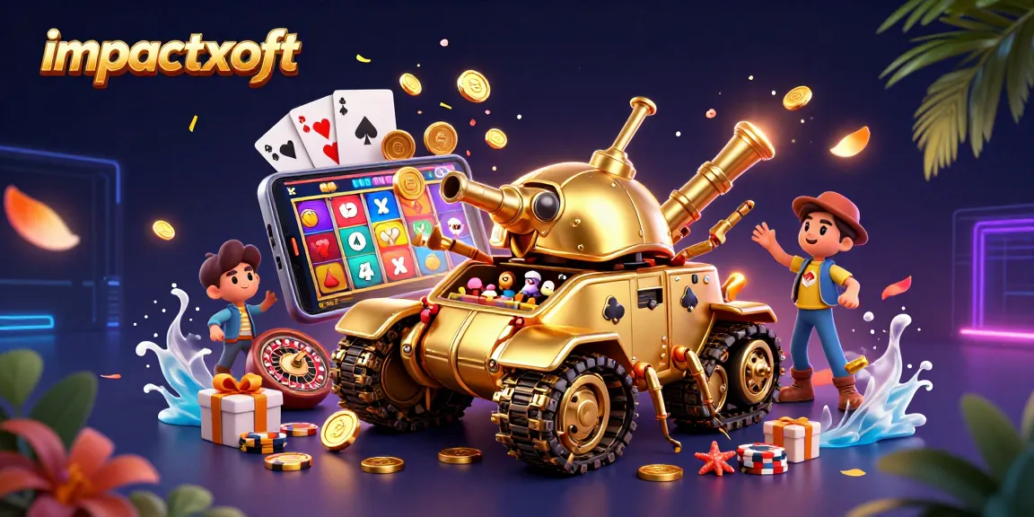 Spin to win with impactxoft at this vibrant, ultra-detailed 3D casino scene.