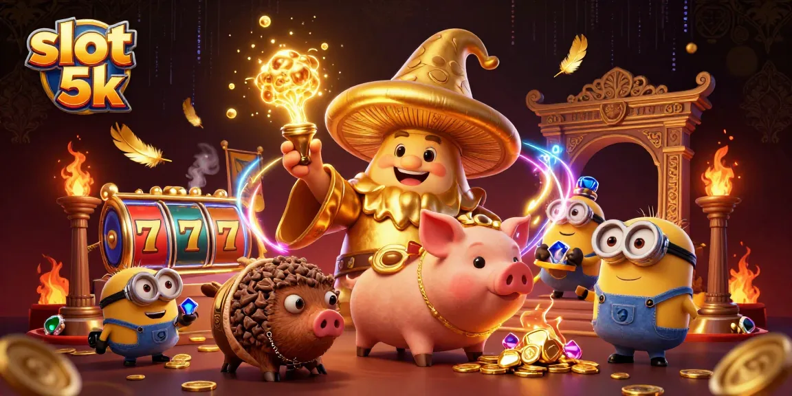 Join the thrilling adventure of slot 5k as magical creatures unleash golden jackpots and gems.