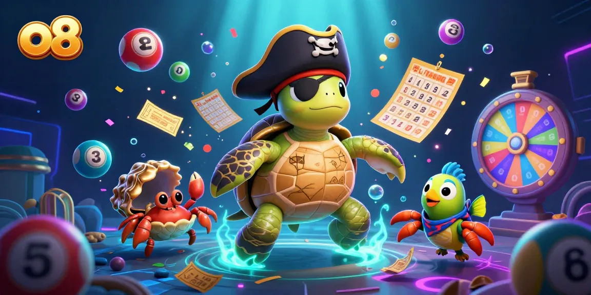 Engage with thrilling o8 lottery games featuring colorful balls and vibrant treasure elements.