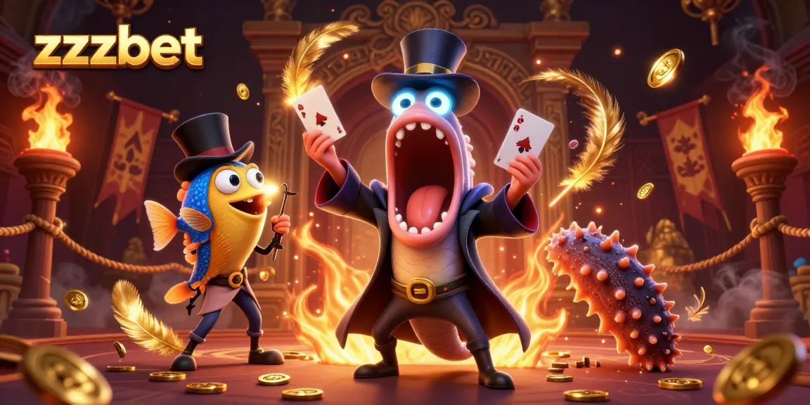 Ganhe recompensas jogando com zzzbet em um cassino online com uma ilustrativa cena mágica.