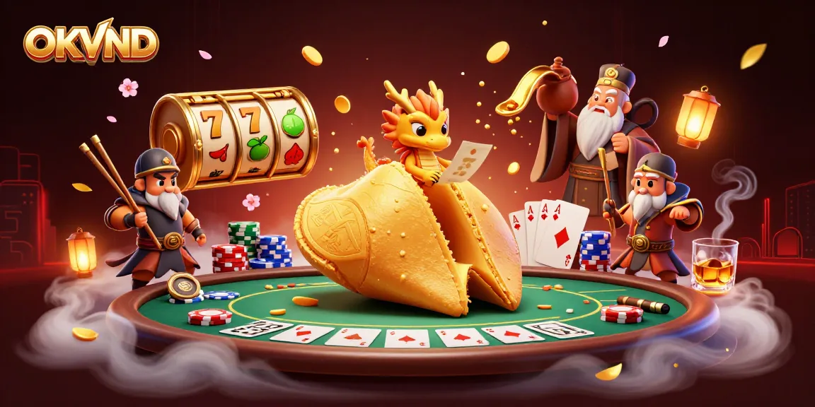 Engage in rich, cinematic gaming experiences with OKVND's vibrant slot and poker elements.