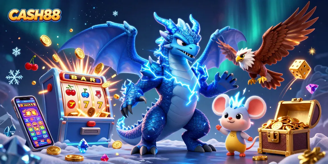 Experience the electrifying adventure of CASH88 with dynamic casino elements bursting with excitement.