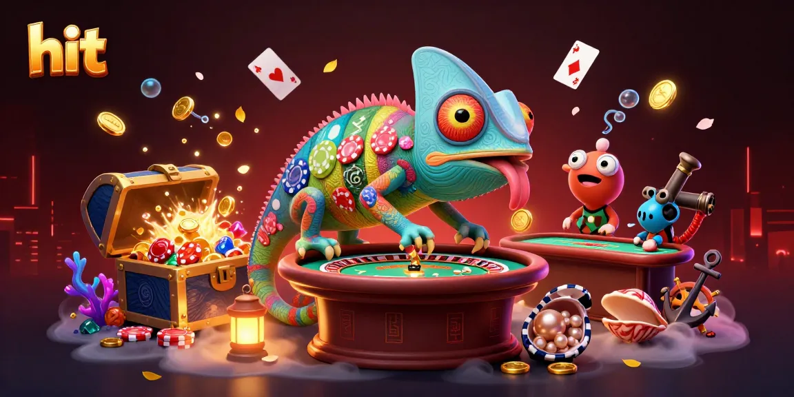 Experience the thrill of hit gaming with our vibrant 3D chameleon casino owner and exciting game elements.
